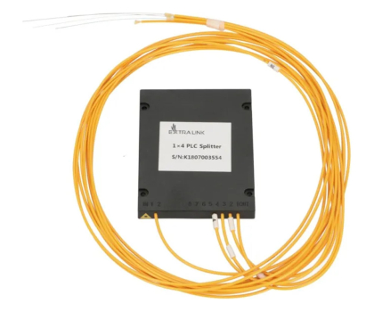 Kabel światłowodowy ExtraLink 1:4 PLC SC/APC Splitter 20mm 1,5m G657A moduł ABS bez złącz